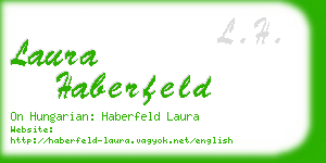 laura haberfeld business card